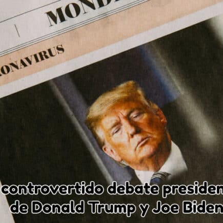 El controvertido debate presidencial de Donald Trump y Joe Biden