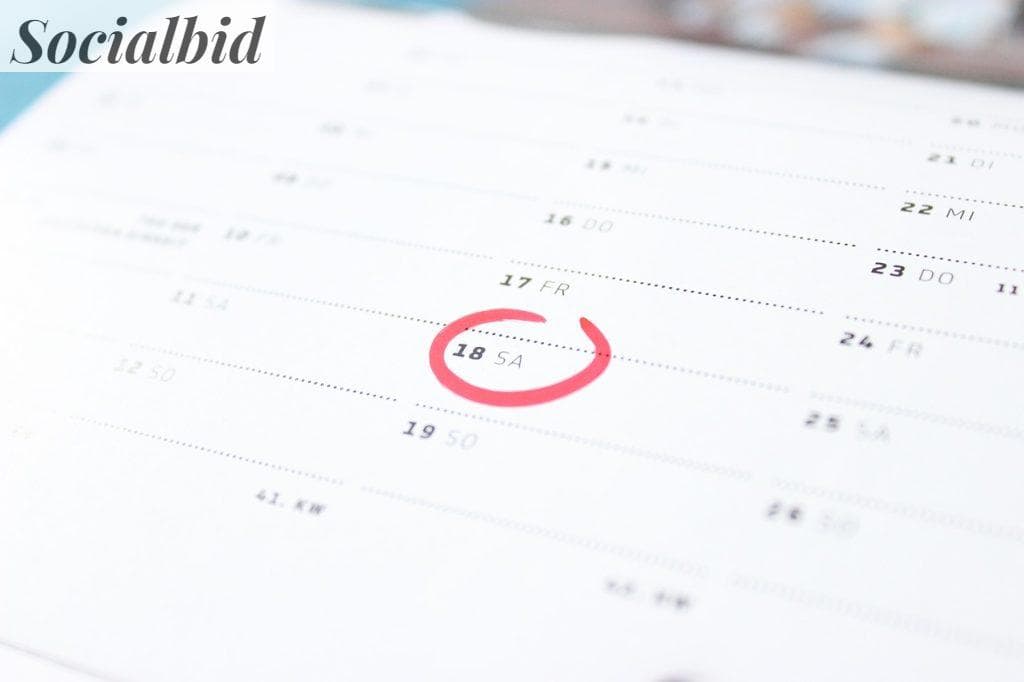 Marca la fecha en el calendario
